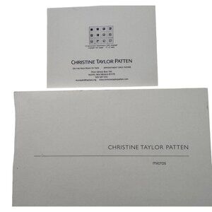Christine Taylor Patten Micros Art Book 1999 Stinehour Press 1st Edition Signed